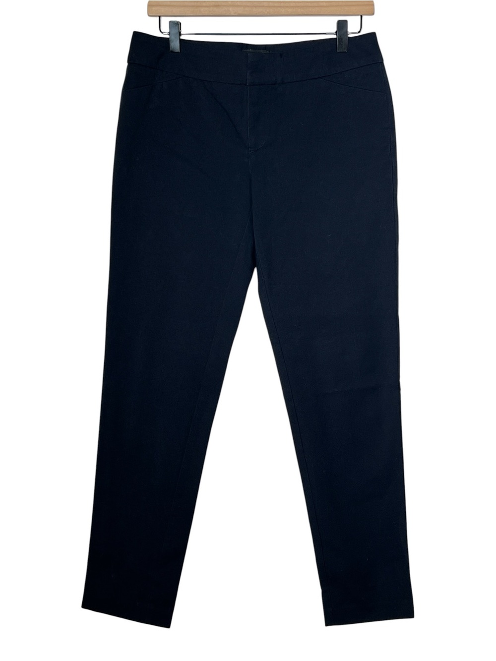 Cynthia Rowley midnight blue skinny leg casual chino pants size 6 B189